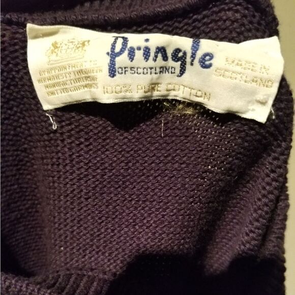 VINTAGE PRINGLE OF SCOTLAND SWEATER SIZE LARGE (shd) - Picture 4 of 5